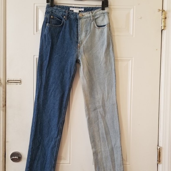 Pushbutton Two Tone Midrise Denim Jean - Picture 13 of 13